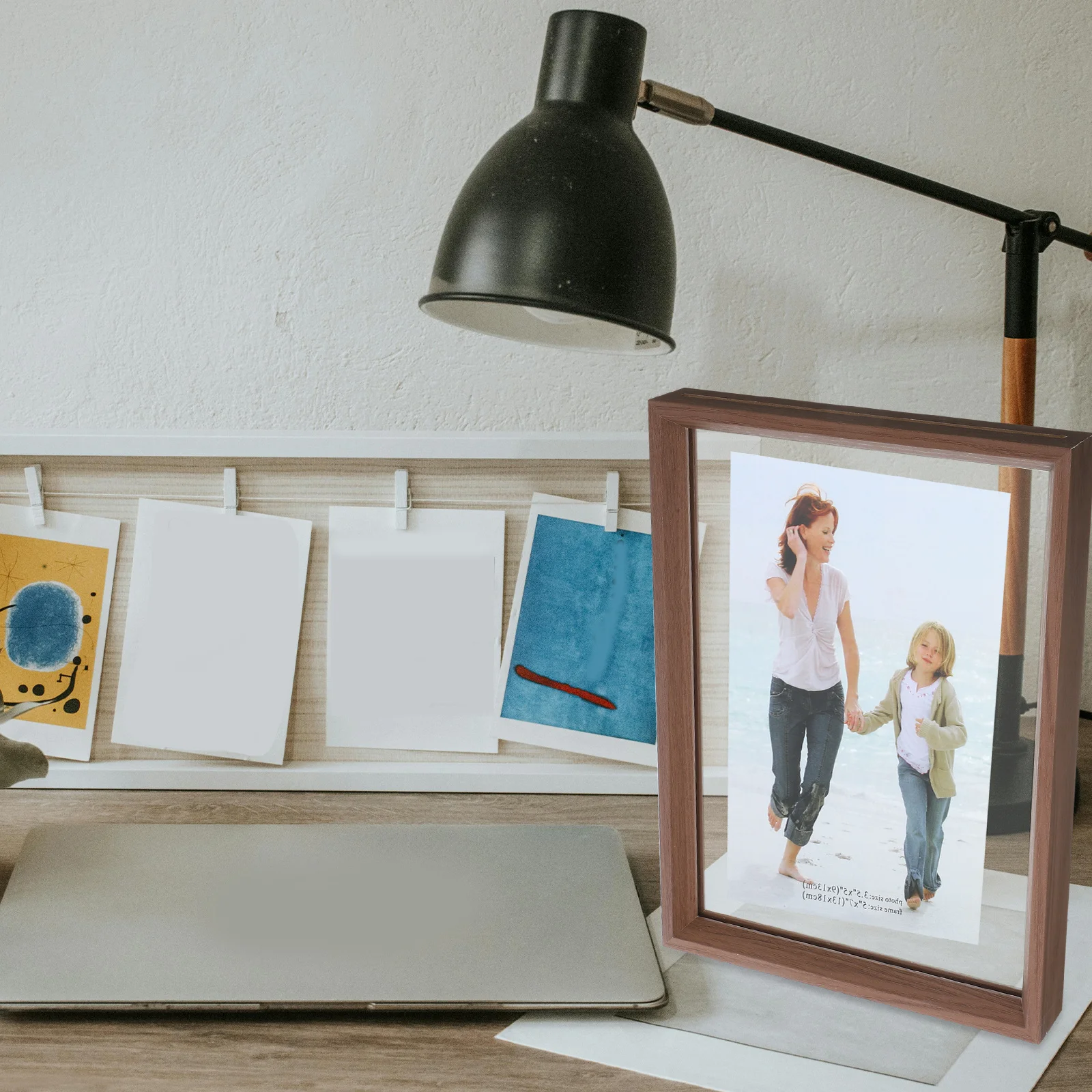 

Sturdy Double-Side Acrylic Photo Frame Clear Picture Holder For Home Office Bedroom Decor Canvas Display Desktop Household Frame