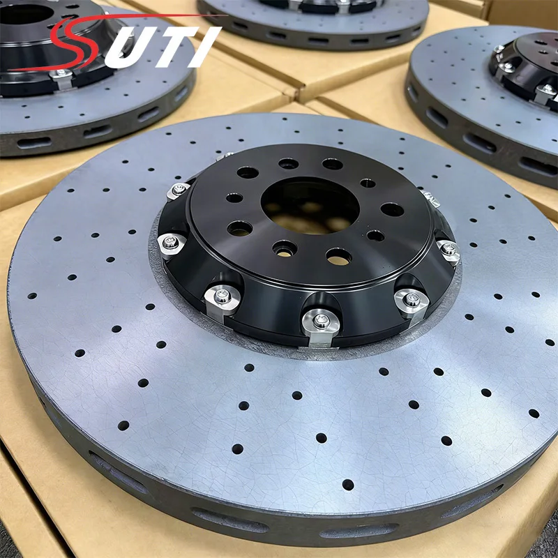 High Quality Custom MP Iron to Carbon Ceramic Brake Discs 395mm 370mm Replacement Refit Upgrade