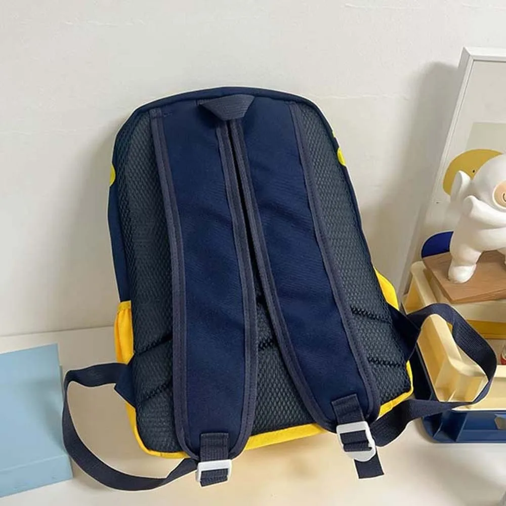 

Daypack Oxford Cloth Backpack Casual Contrast Color Students School Bag Scratch Prevention Dustproof Large Capacity Backpack