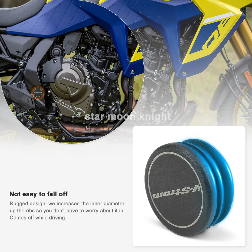 Frame End Cap For Suzuki V-STROM 800 DE VStrom 800DE Motorcycle Body Frame Hole Cover Caps Dustproof Plug