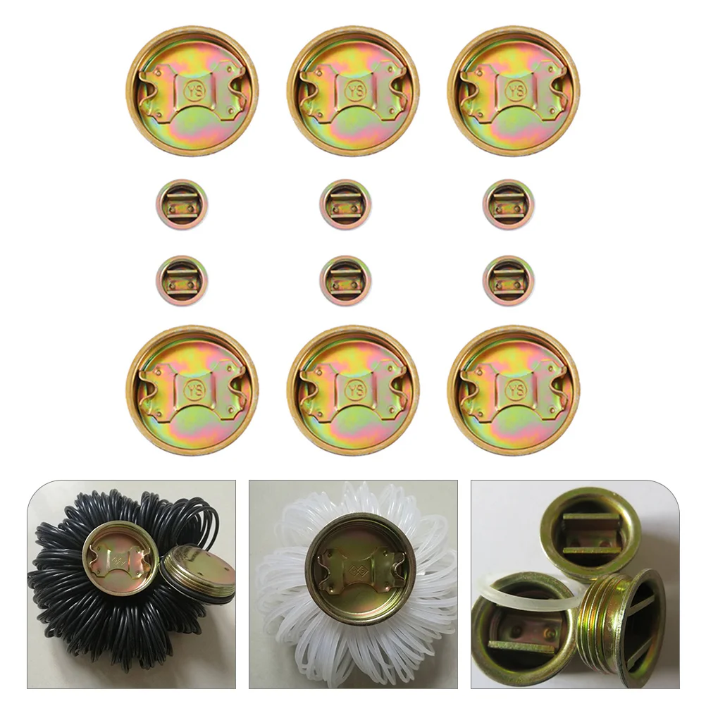 12 Pcs Oil Barrel Iron Cover Easy to Hold Drum Cap Seal Faucet Prevent Leakage Plug Caps