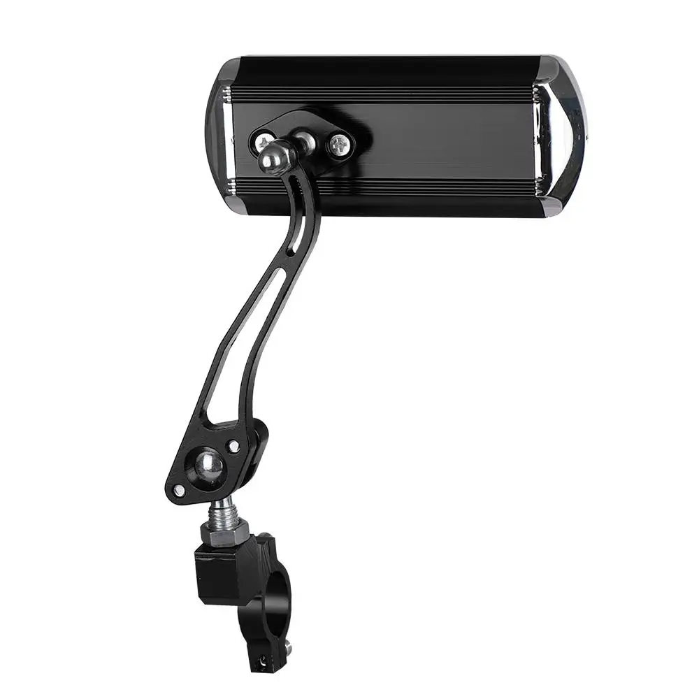 

360 ° Уличное гибкое вращающееся зеркало из алюминиевого сплава для езды на велосипеде, стеклянный руль мотоцикла, MTB велосипед, задний вид