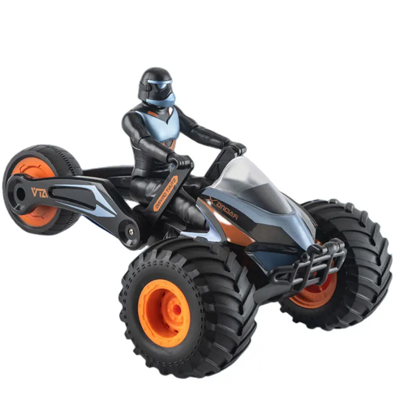 Giocattoli per bambini 2.4g telecomando che trasforma moto rotazione di 360 ° capovolto a piedi Stunt Drift regali per moto