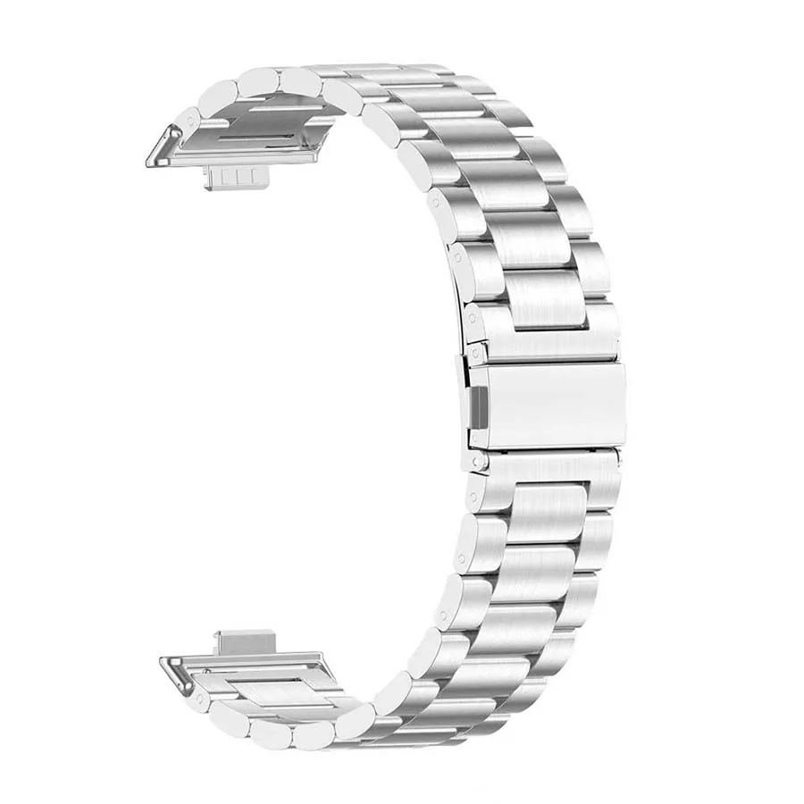 Correa de acero inoxidable para reloj inteligente Huawei Fit 3, pulsera de Metal reemplazada, accesorio de pulsera