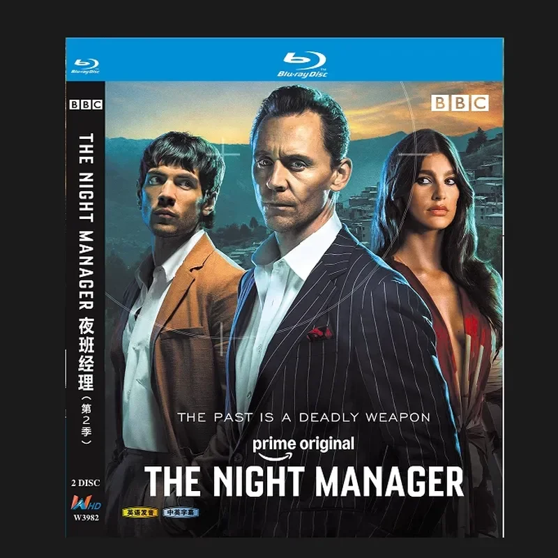 

Blu-ray BD Disc High Definition American Drama BBC Night Manager Season 2 2 Discs English and Chinese Subtitles