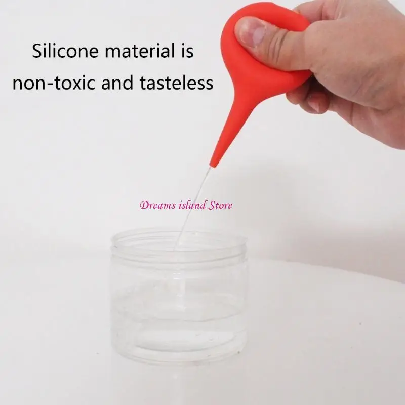 Telinga Hand Ear Ear Washing Squeeze Bulb Red Rubber Remeeze Bulb Pets Amniotic Fluid Suction Device HX6C