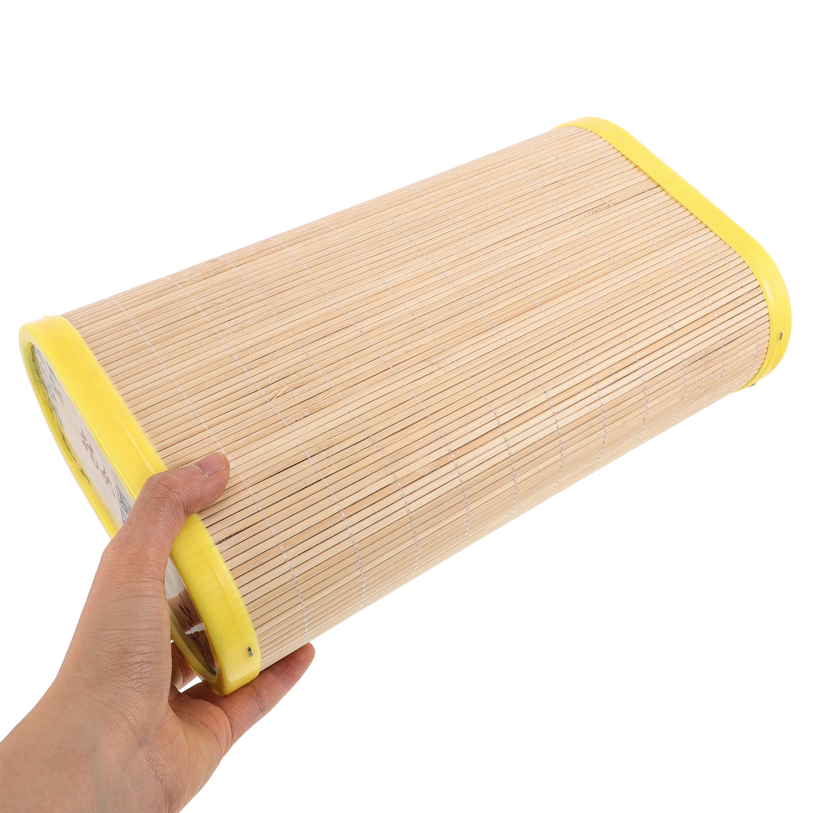 

Bamboo Breathable Headrest Cushion Cooling Sauna Pillow Ergonomic Woven Bamboo Summer Head Cushion for Spa Relaxation