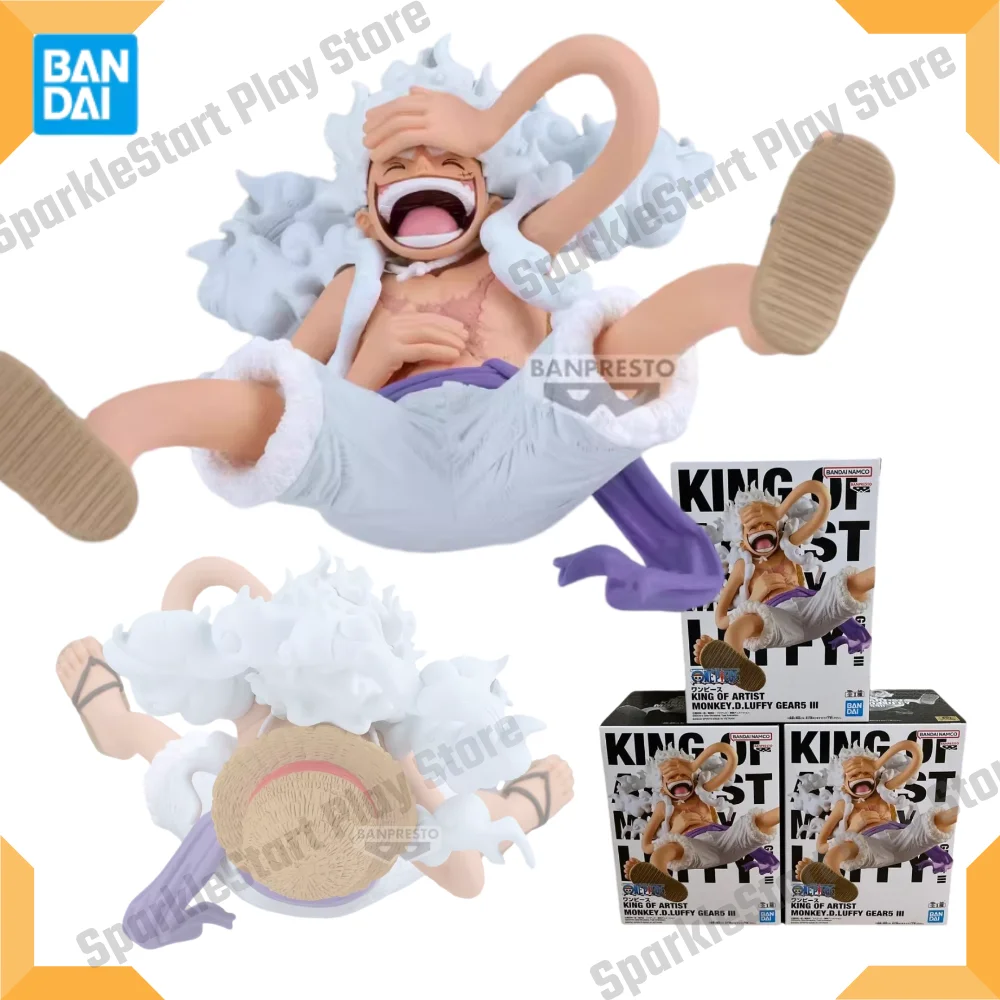 

In Stock Original Bandai Banpresto One Piece King of Artist Monkey.d.luffy Gear5 Anime Figure Model Collector Figurine Toys