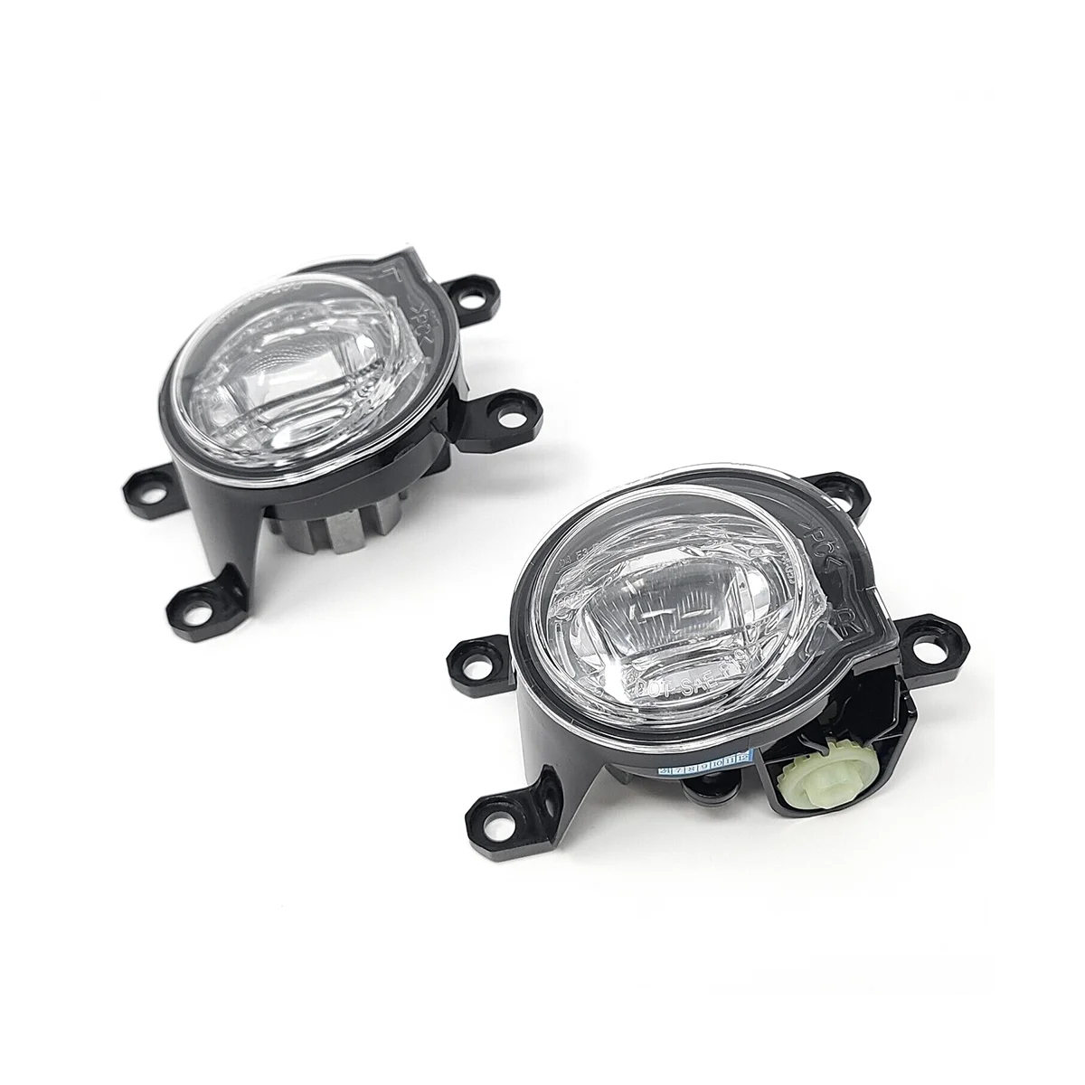 Front Bumper Dual Color LED Fog Lights Bezels Brackets Relay Wire Switch Kits for Toyota RAV4 2022 2023 Car DRL Signal