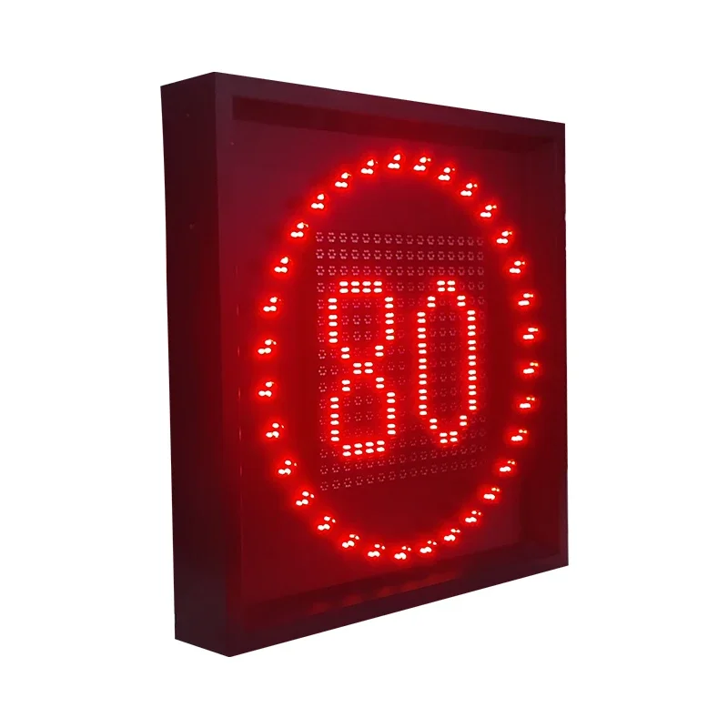 Hot Sale Customized Size High Quality Led Flashing Speed Limit Sign Safety Road Signs