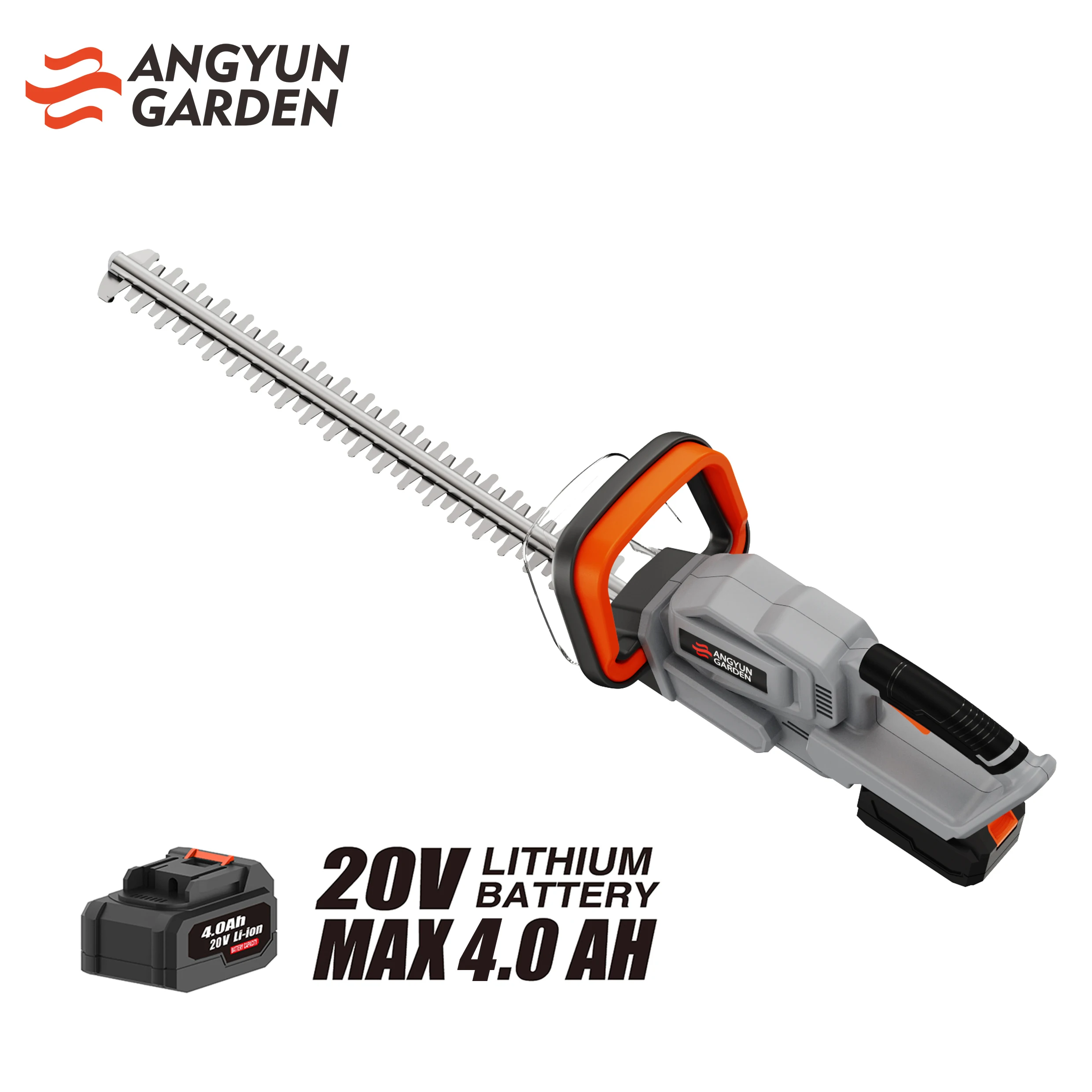 

New Designed 20V Cordless Hedge Trimmer With 22 Inch Dual-Action Blade Handheld DIY Garden Tools
