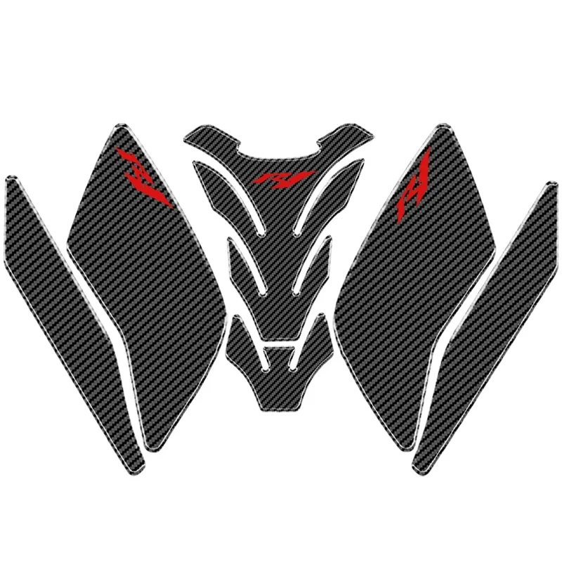 Motorcycle side fuel tank pad cover sticker suitable for YZF R1 R1M YZFR1 YZF-R1 2015-2021 models