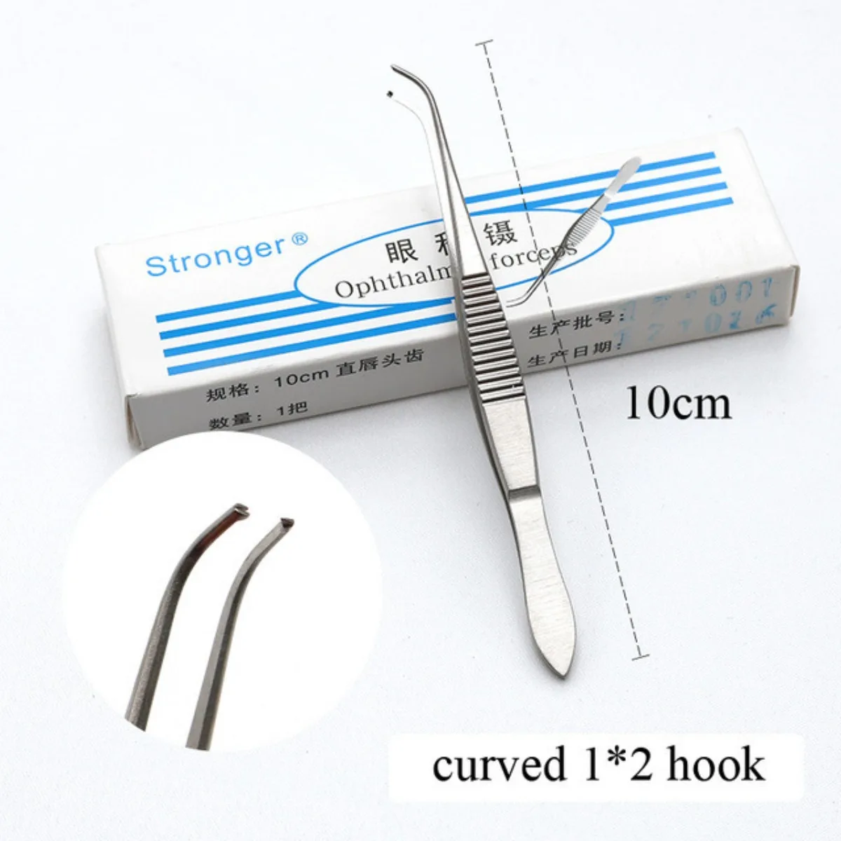 Titanium Alloy Dental Microscope Forceps 11cm Medical Device Dental Forceps