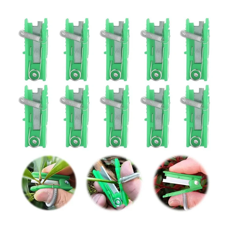 Multifunctional Gardening Thump Knife, Gardening Thumb Knife Garden Leaf Trimming Knife Fruit Picking Tool 12Pcs