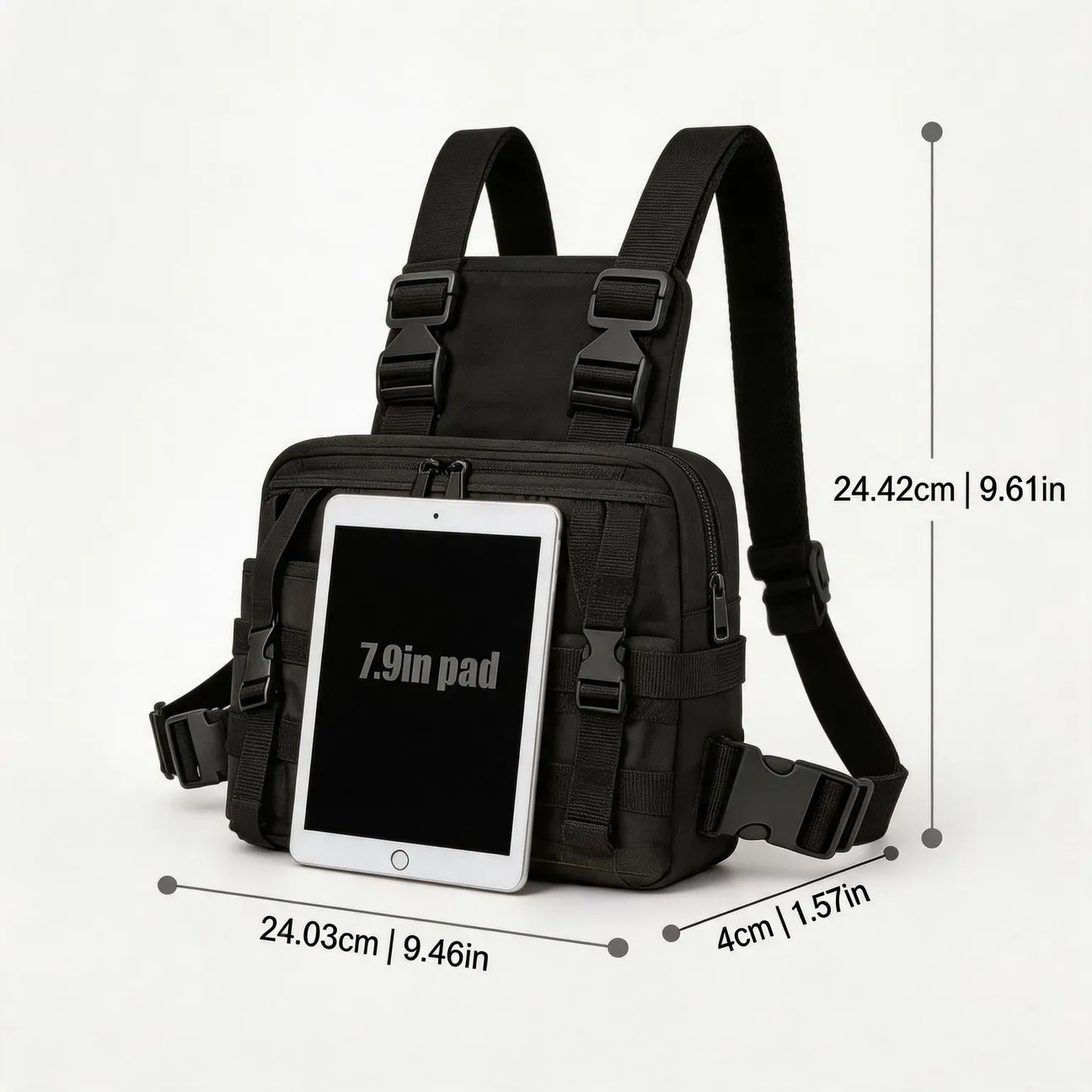 Hot Sale Running Vest Outdoor Multifunctional Multi Pocket Adjustable Strap