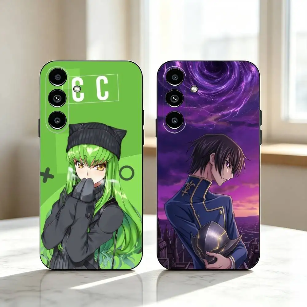 Code Geass Lelouch CC  Phone Case For Samsung Galaxy A73,A72,A71,A70,A53,A52,A51,Others Soft Black Cover Gift
