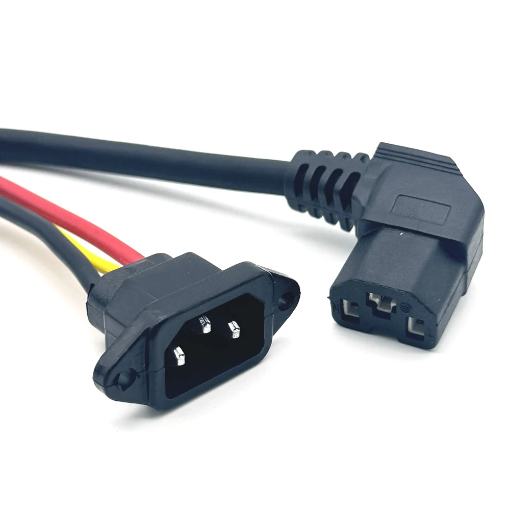 Batterij Connector Plug Drie Verticale Opladen Socket Elleboog Met Draden 10A Kabel Voor 36V 48V Universele E-bike Scooter