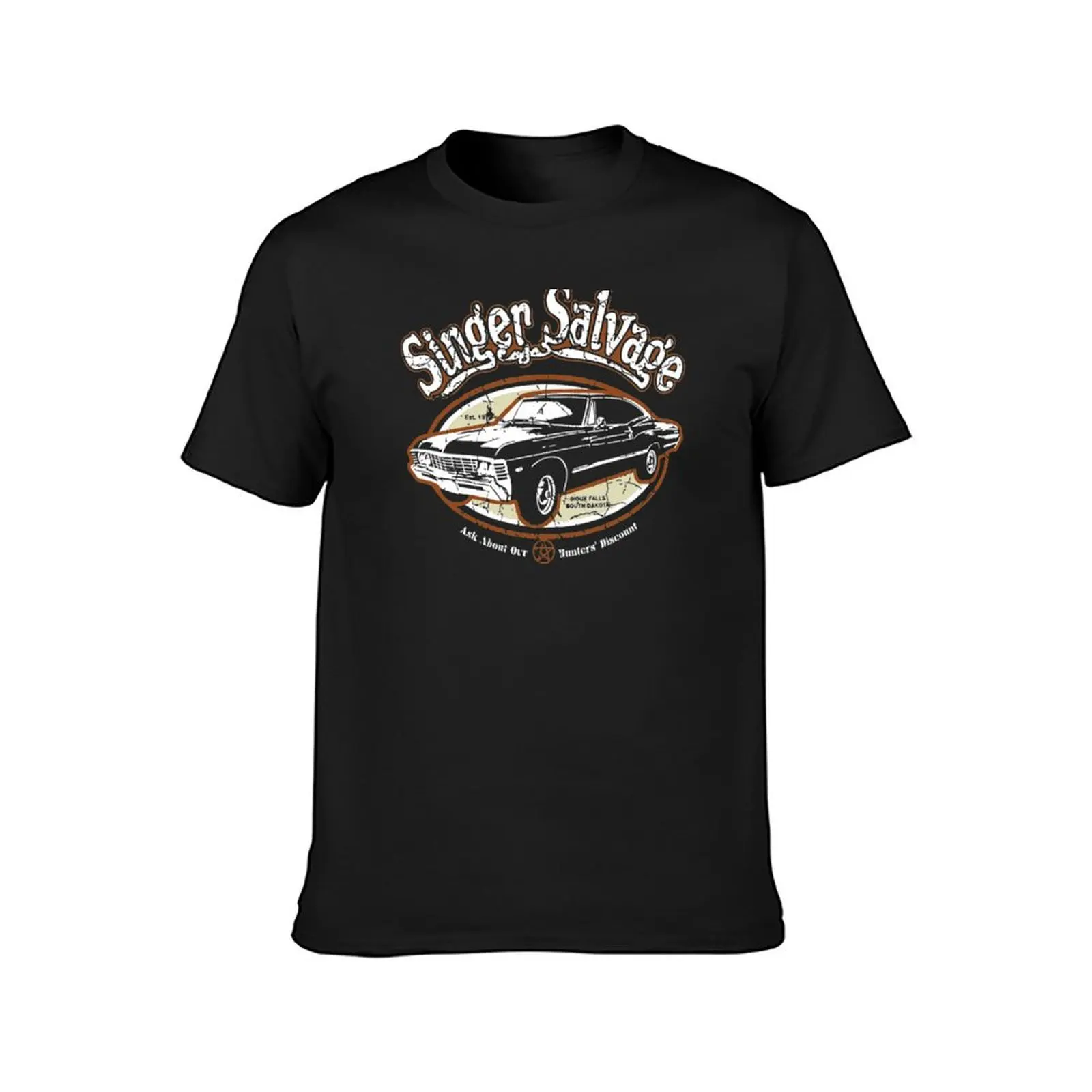 Singer Auto Salvage Yard Car T-Shirt plus sizes tees animal prinfor boys big and tall t shirts for men