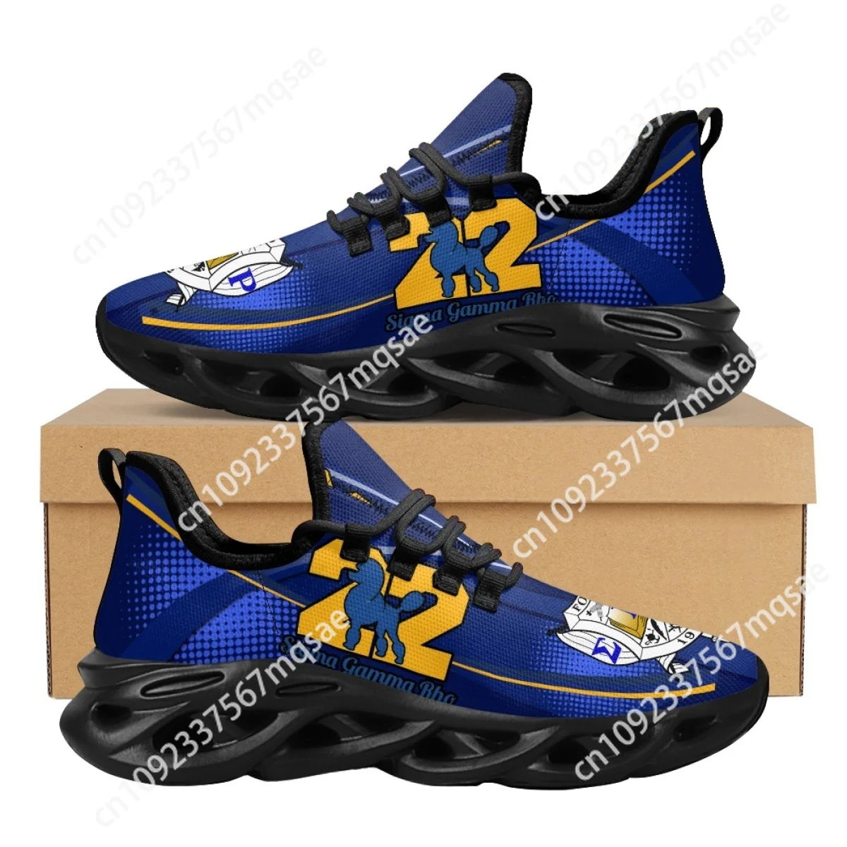 Custom 2023 Women's Platform Sneakers Sigma Gamma Rho Poddle Running Mesh Shoes Outdoor Sports Male Tennis Shoe Zapatillas