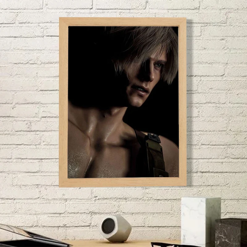 

Leon Kennedy Paintings for Bedroom Game Sexy Decorative Painting Room Decor Poster Home and Decoration Wall Art Canvas Posters