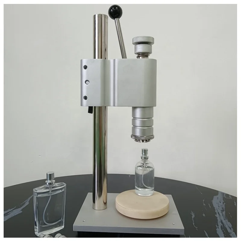 

Perfume capping machine,perfume crimping machine,Perfume Bottle Crimping Machine