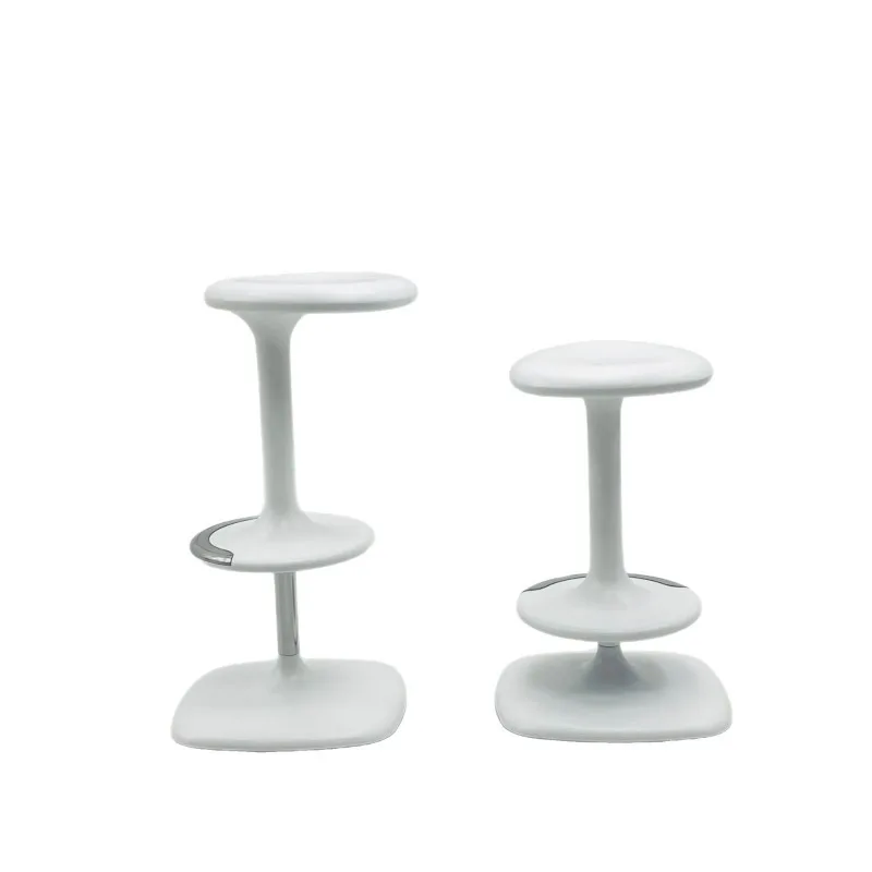 Bar chair Italian designer Lifting and rotating high chair Bar stool Special-shaped three-layer stool