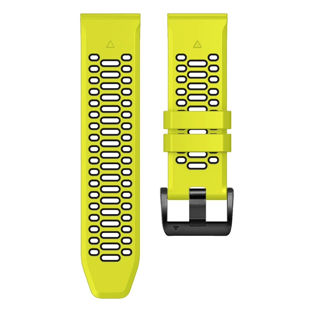 QuickFit 22 mm 26 mm atmungsaktives Sport-Silikonarmband für Garmin Fenix 7X 7 Pro 6X 6 5 5X Plus/Epix 2 47 mm 51 mm Armband-Uhrenarmbänder – Detail 28