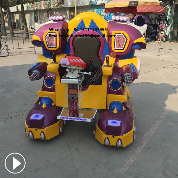 Ride on Robot Amusement Machine Electric Walking Robot Amusement Equipment Outdoor Adult Children Entertainment