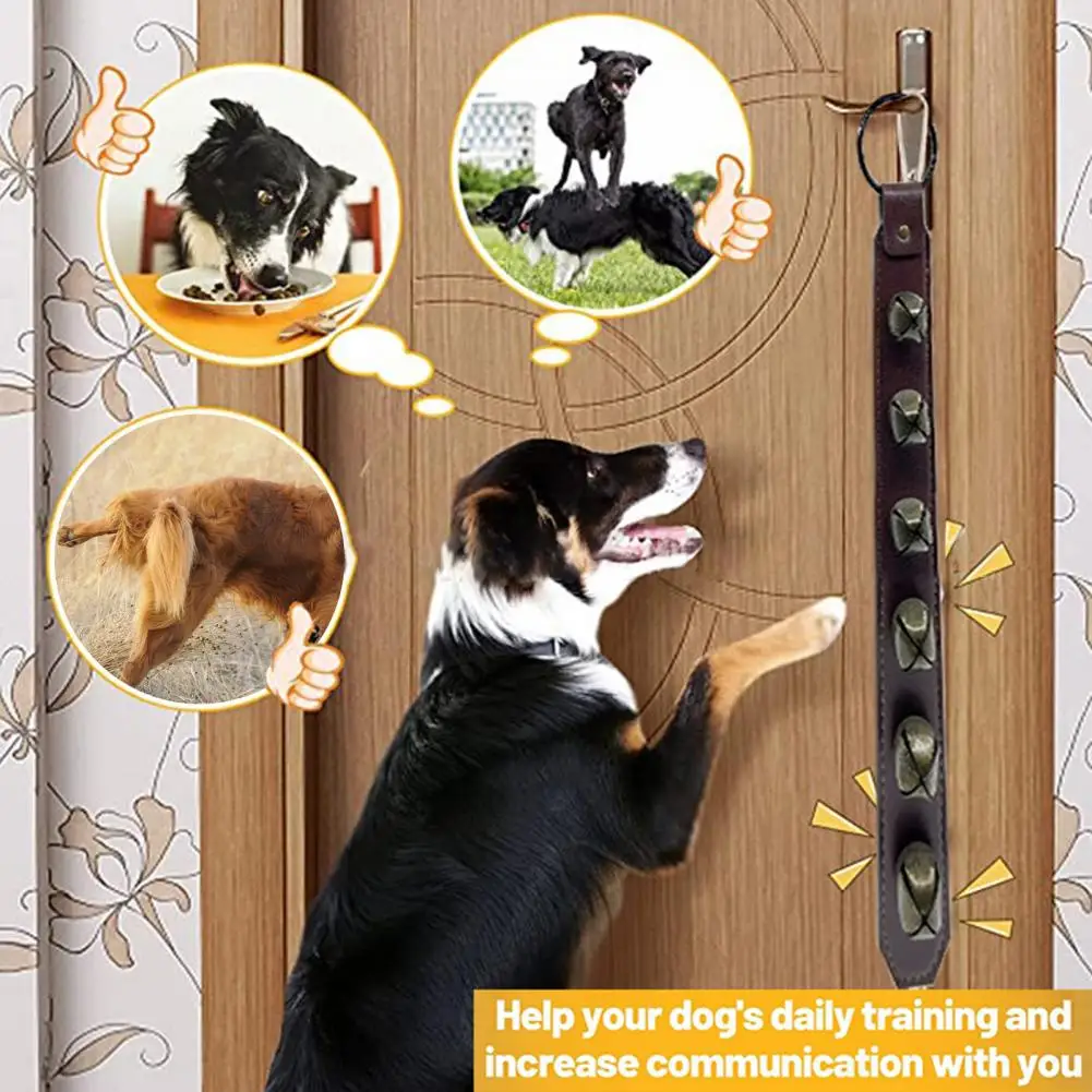 

Effective Communication Tool for Dogs Dog Doorbell for Potty Training Versatile Durable Pet Training Bells for Potty for Small