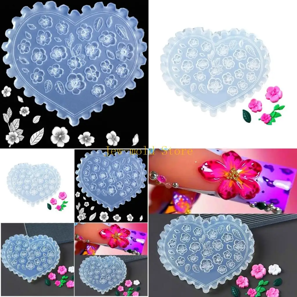 

C71B Уникальная DIY Silicone Charm Silicone Charm для вишни цветы и украшения тюльпанов