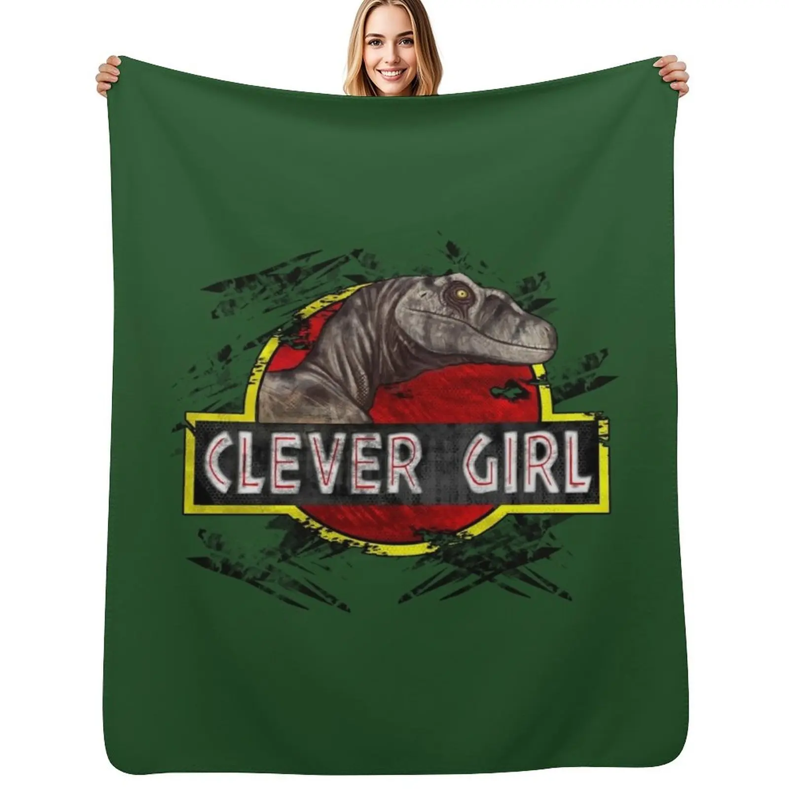 Clever Girl Throw Blanket Tourist Warm sofa bed Sofa Giant Sofa Summer Blankets