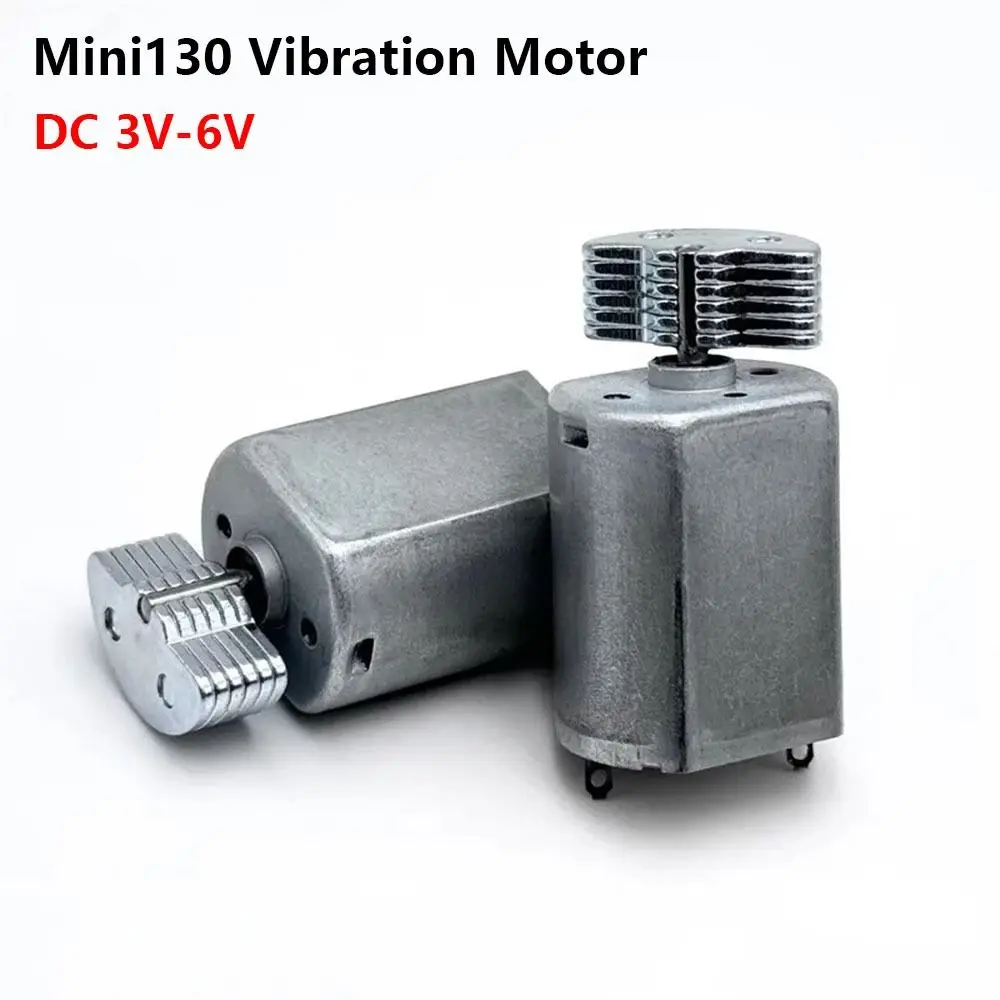 1Pcs DC 3V-6V Mini 130 Vibration Motor 20mm Eccentric Wheel Micro Vibrating Motor Strong Vibration Mini 130