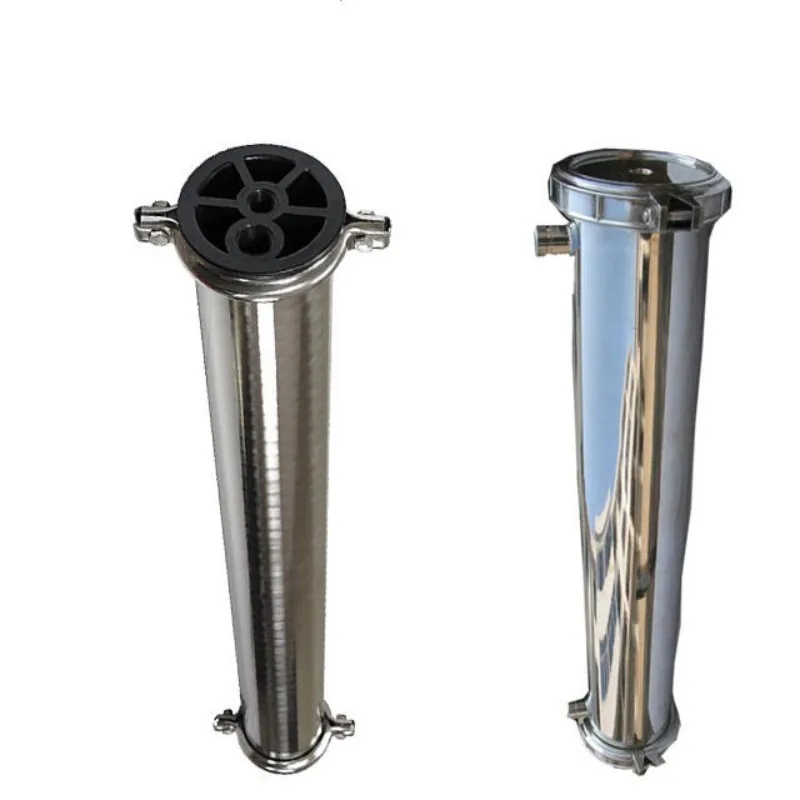 High Quality 4x40 Stainless Steel RO System Membrane Housing 4 Inch Best Price Hot Sale with 1 Year Warranty 500L Capacity