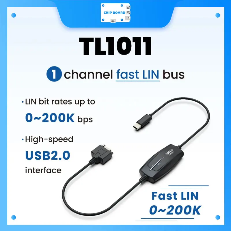 

TOSUN TL1011 — 1 интерфейс LIN — USB, поддерживает режим FastLIN.