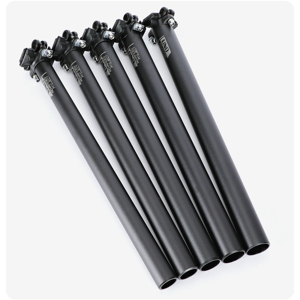 UNO Bicycle Seatpost Ultralight MTB Road Mountain Bike Seat Post Seat Tube 25.4/27.2/28.6/30.9/31.6*350/400mm Bicycle Parts