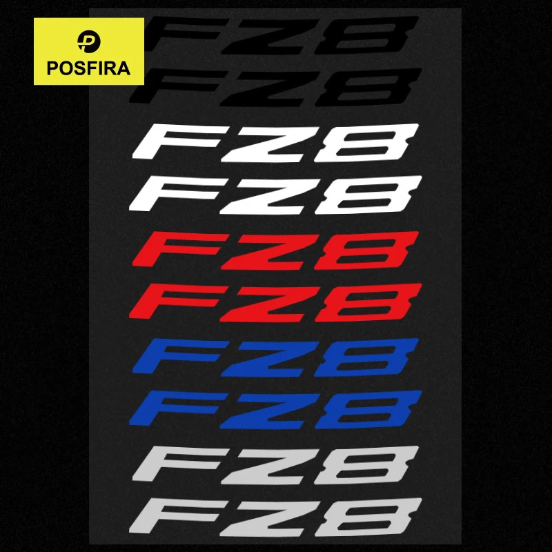 POSFIRA Motorcycle Stickers Waterproof Decals for Yamaha FZ8 Fazer Accessories FZ8S FZ8N 2010-2016 2015 2014 Motorbike Sticker