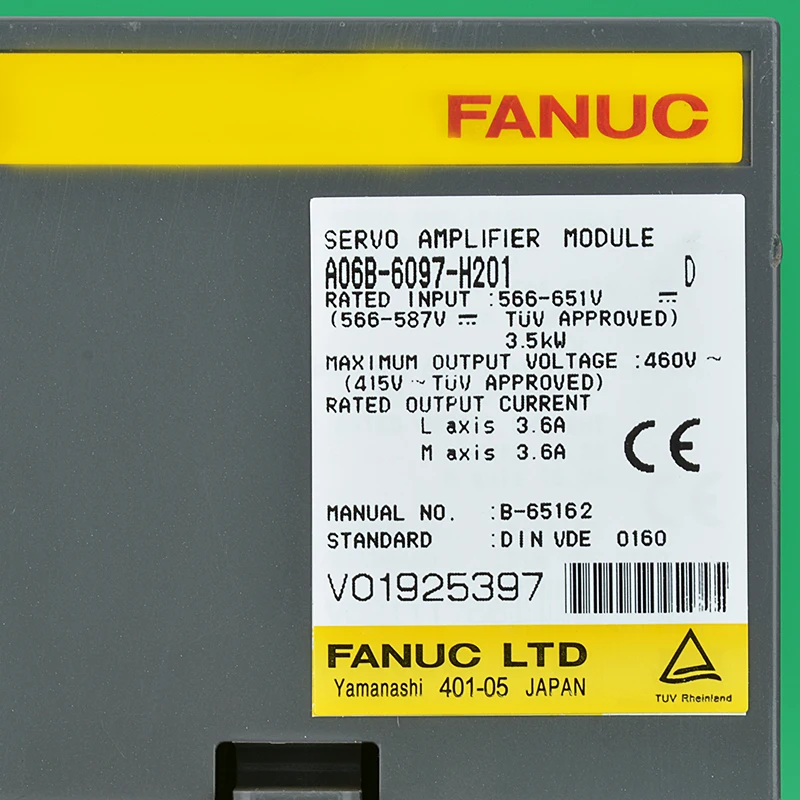 Japan Fanuc New model Fanuc Spindle Drive A06B-6097-H201