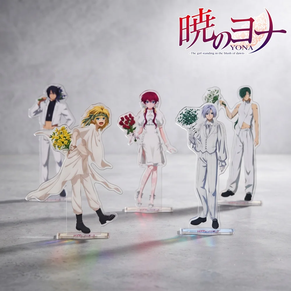 Yona Of The Dawn Acrylic Stand Keychain 2026 New Yona Hak Shin Jaeha Zeno Cute White Floral Desktop Figure