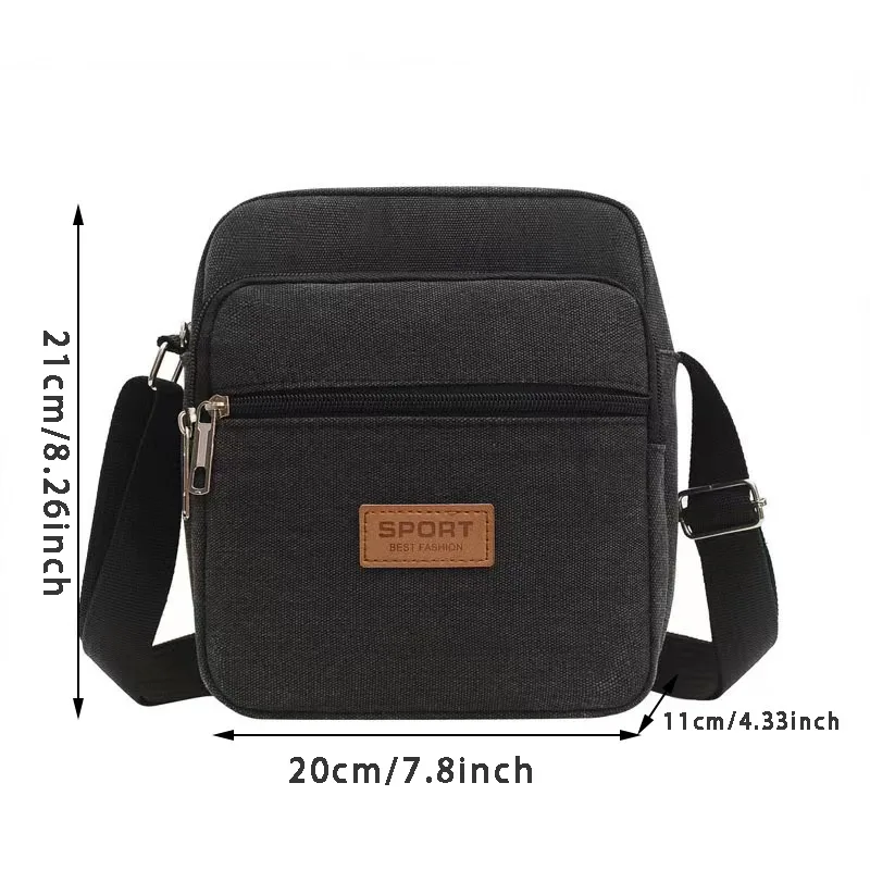 Men\'s Shoulder Bag Business Leisure Large Capacity Portable Handbag Multi Layer Waterproof Summer Male\'s Crossbody Bags NEW