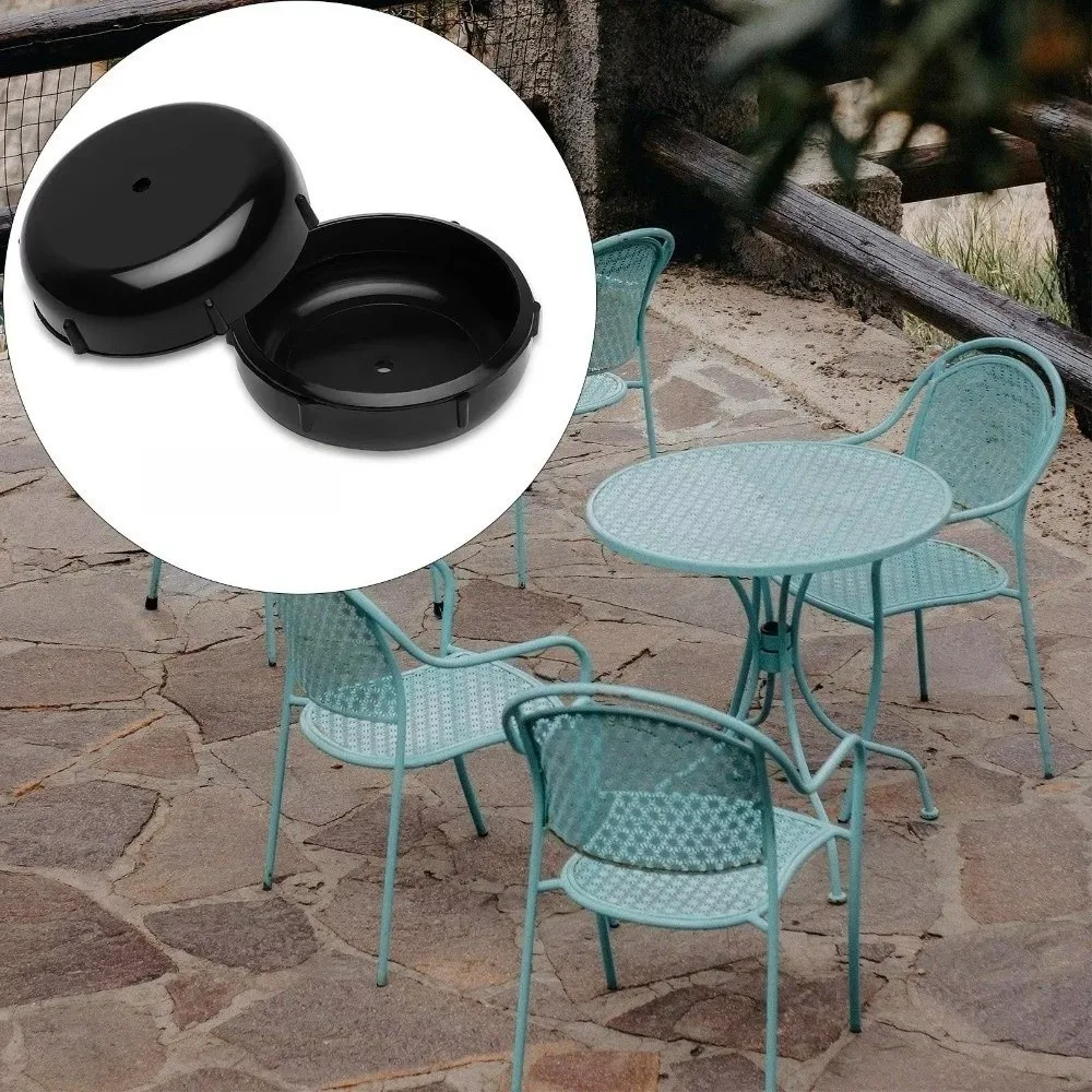 16/20/32PCS Plastic Chair Leg Caps Floor Protection Round Shape Outdoor Chair Glides 1/2