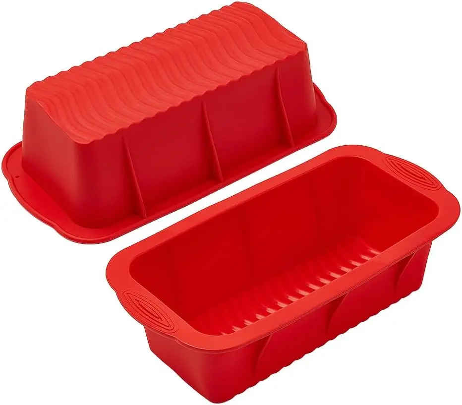 Plato de pan de silicona, plato de pan antiadherente, fácil de quitar, muy adecuado para pan, tostadas, brownies, pasteles caseros y leche