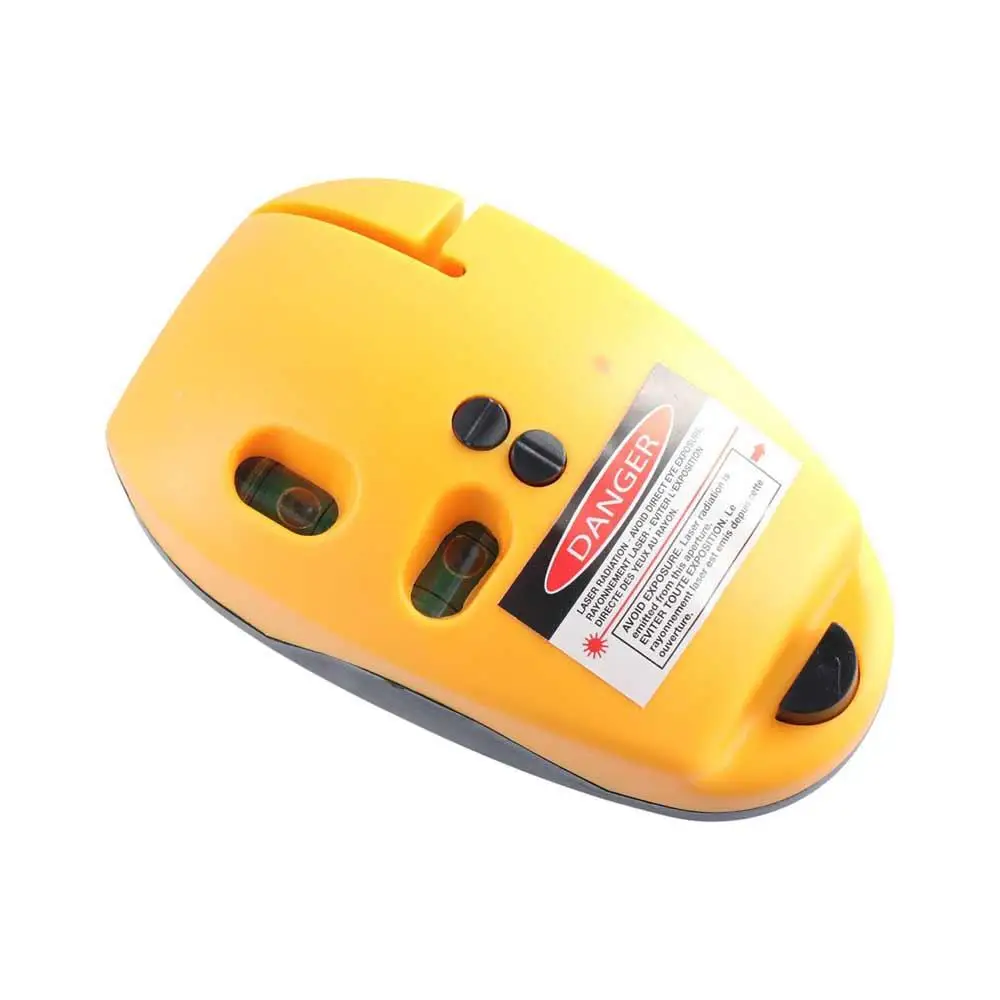 Vertical Mouse Laser Level Horizontal Line Mouse Type Right Angle Laser Level Leveling 90 Degree 2 Lines Laser Levels