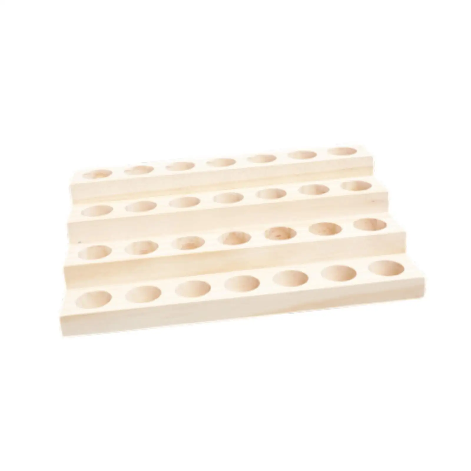 Wooden Essential Oil Storage Rack Essential Oil Holder Multifunctional Aroma Bottles Storage Organizer for Holiday New Year