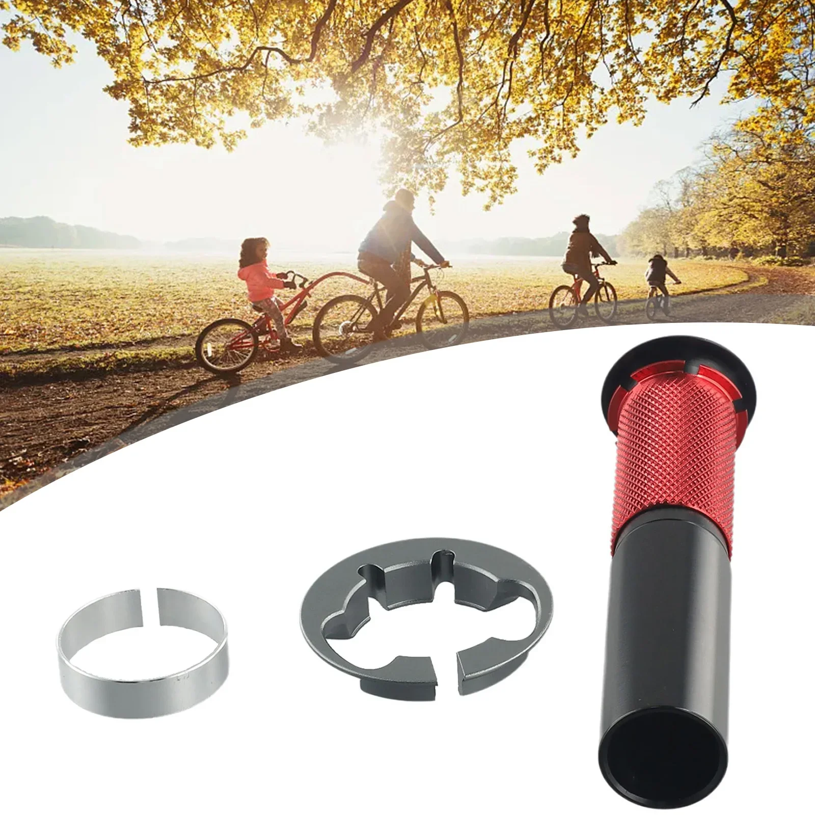 

Bike Headset Expander Compressor for SL7 Handlebar, Efficient and Reliable, Enhanced Stability and Control Black+Red
