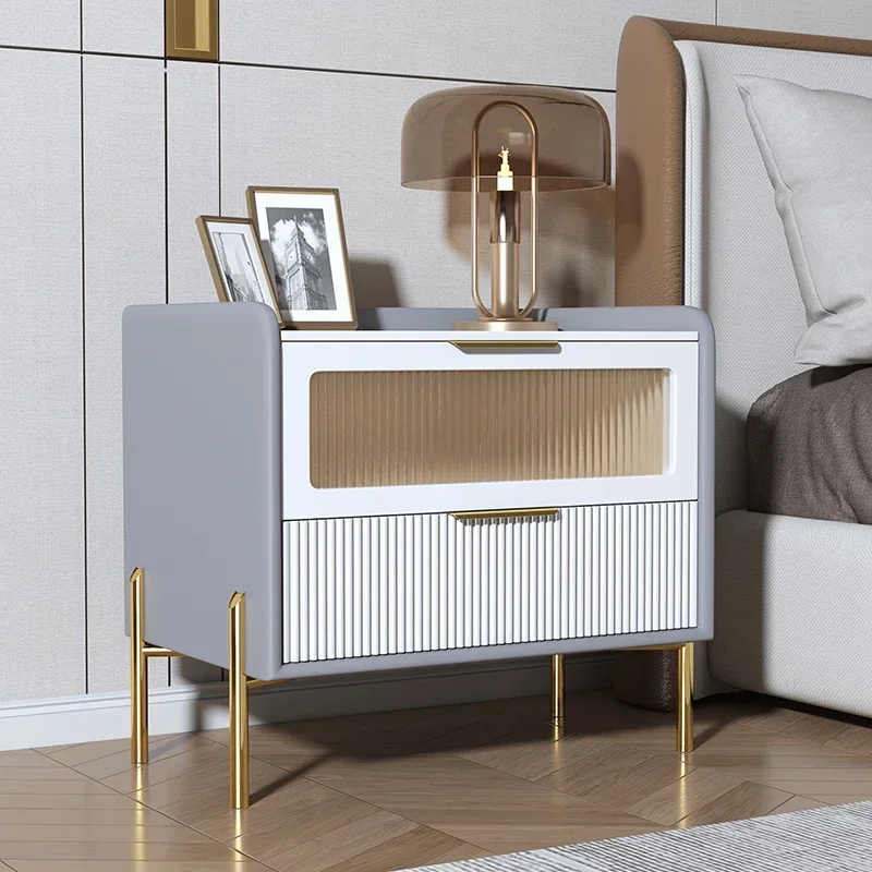 

A high-end bedside table, simple and modern