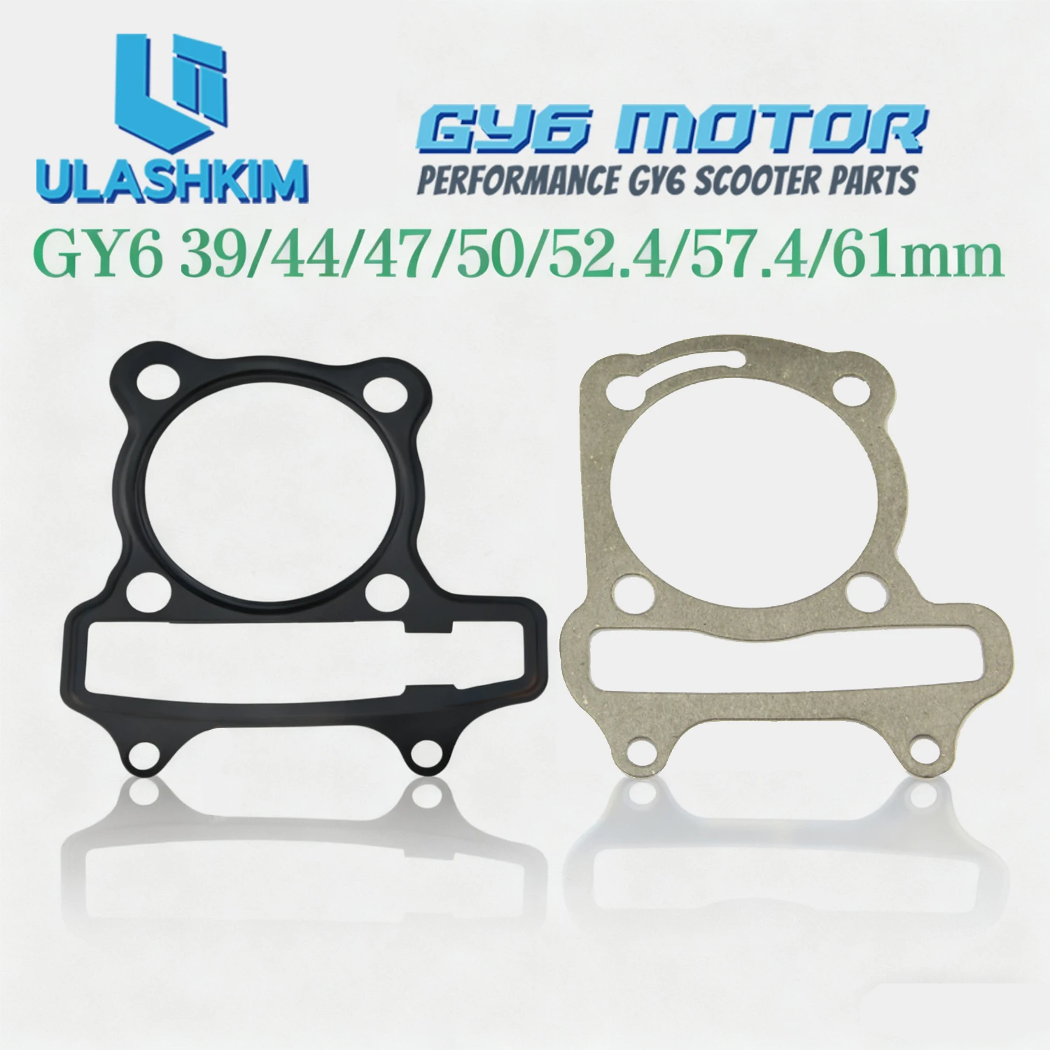 GY6 125 Upper and Lower Gaskets GY6 Engine Cylinder Block Paper Gasket 61 Sealing Gasket 80 150 Cylinder Upper and Lower Gaskets