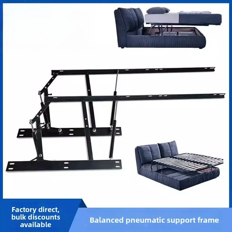 Mattress translation pneumatic rod hardware accessories firmly connected row skeleton pneumatic rod high box bed hydraulic