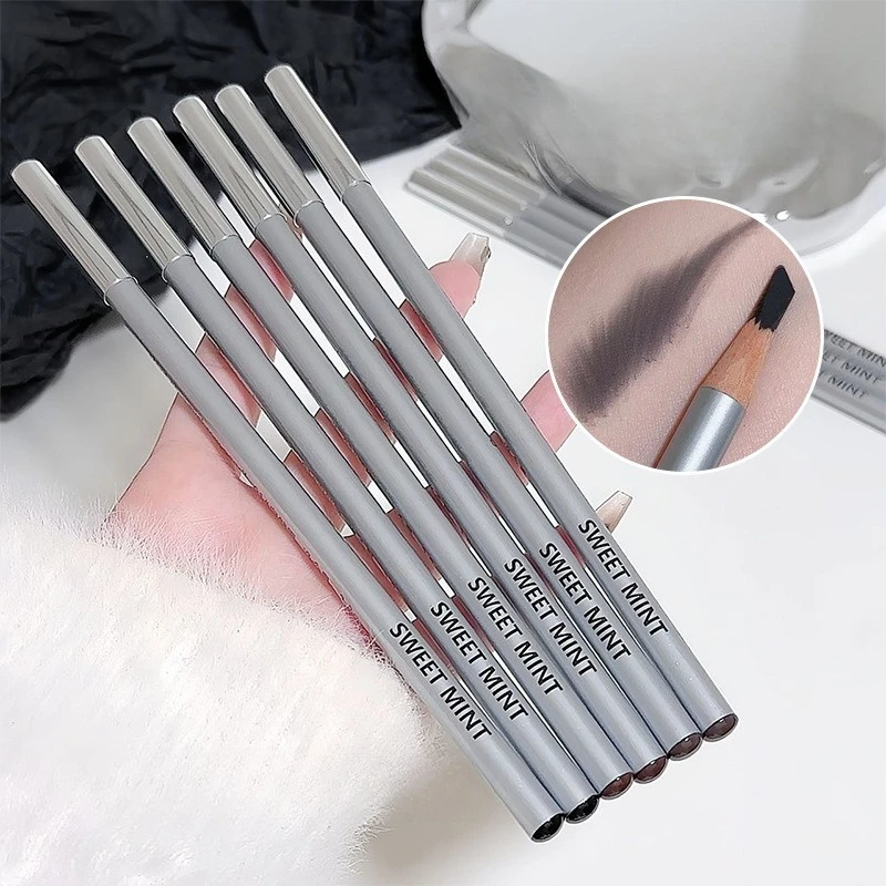 Sweet Mint Hard Core Eyebrow Pencil Firm Texture Smooth Strokes No Caking Clear Wild Brows Beginner Friendly Eyebrow Enhancers