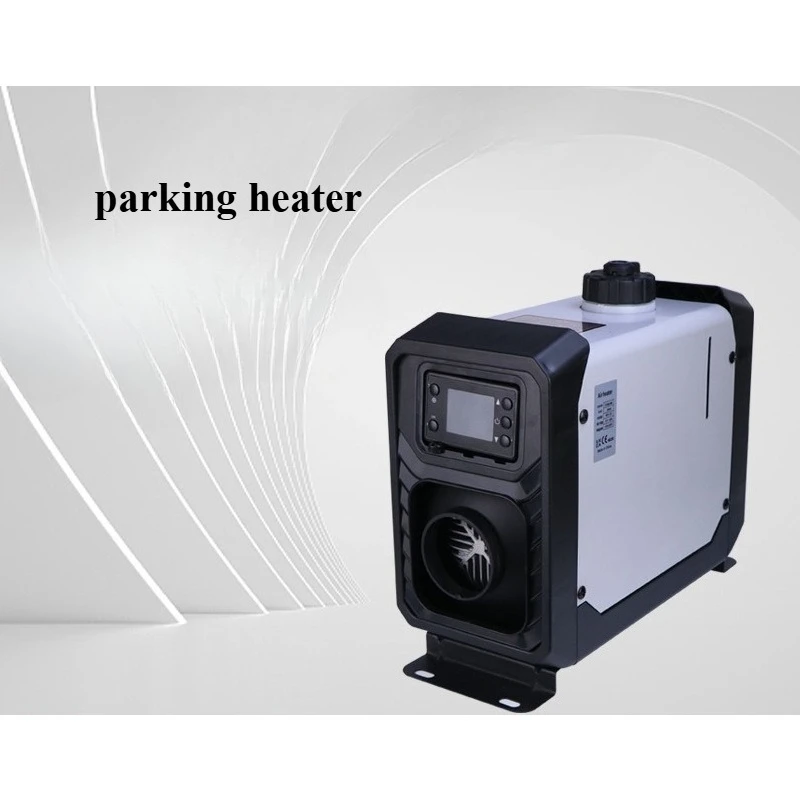 White Vertical Parking Heater 12V/24V Universal Car Heater, Household All-in-one Heater