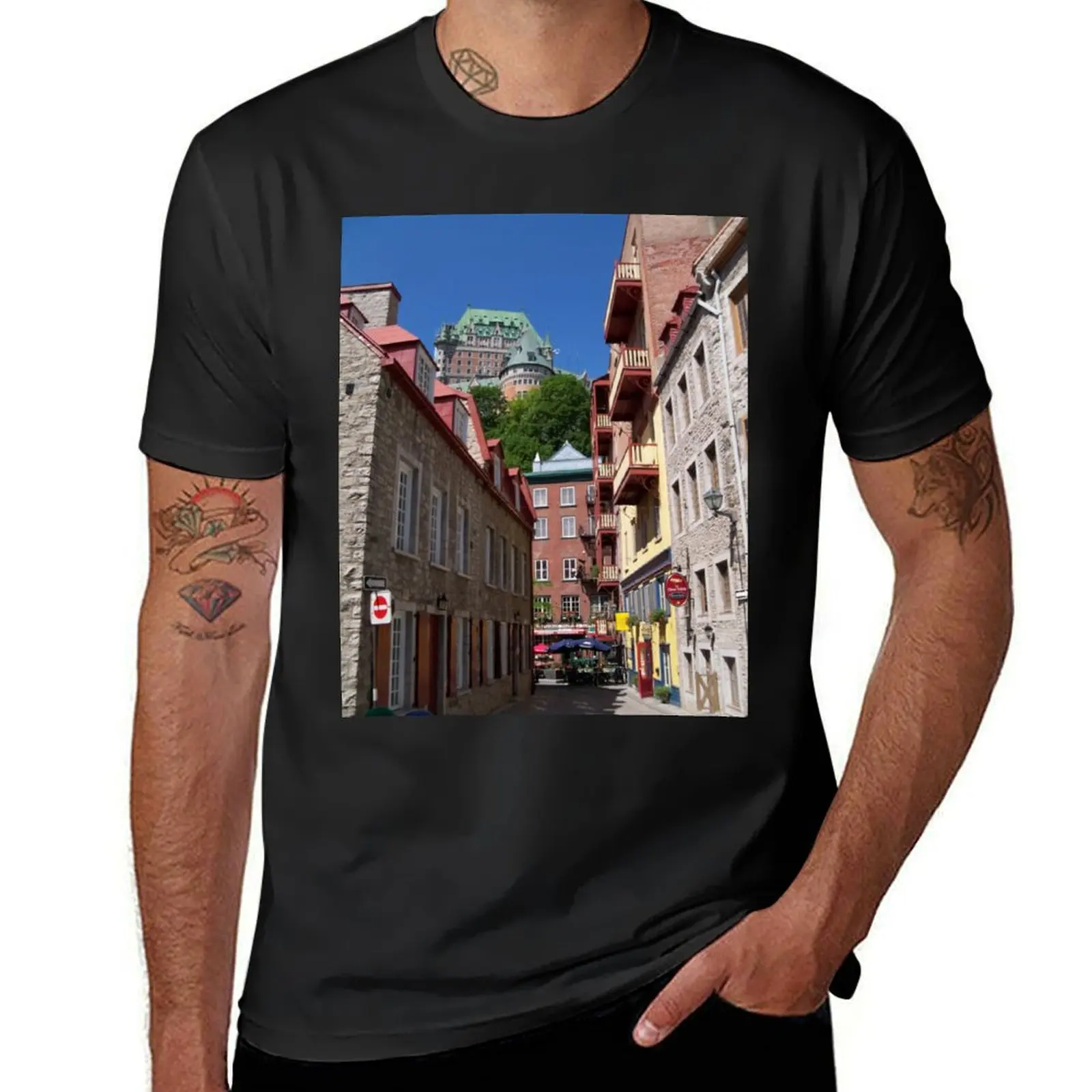 

Fairmont Le Chateau Frontenac T-Shirt hippie clothes Short sleeve tee luxury t-shirt mens cotton t shirts